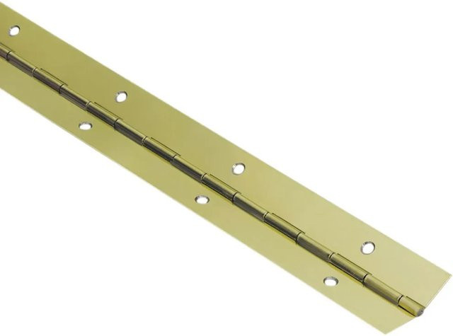 Hettich Stangenscharnier aus Stahl in Gold, Länge: 1200 mm, Durchmesser: 32 mm - Bild 1