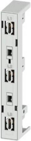 Siemens Sammelschienenadapter 8US16160AK02 kompakt für 3RM1 Sicherungsmodul, grau - Bild 1