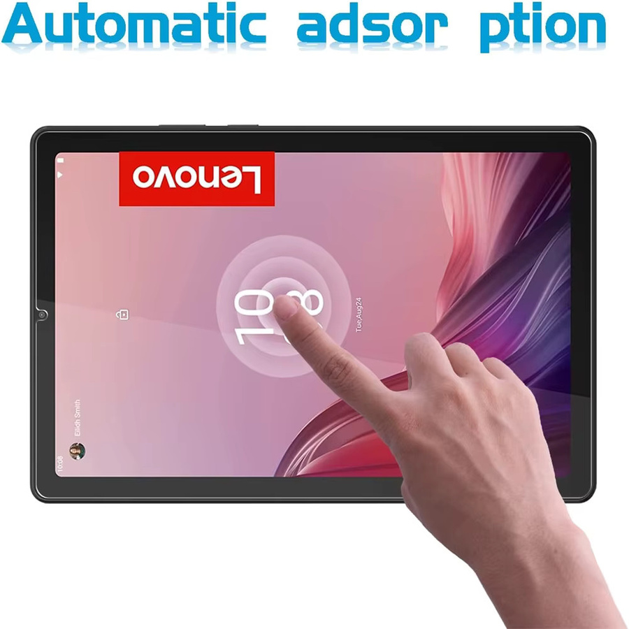 2 Stück Displayschutz aus gehärtetem Glas für Lenovo Tab M9 9,0 Zoll TB-310FU TB-310, transparent, kratzfest und blasenfrei - Bild 4