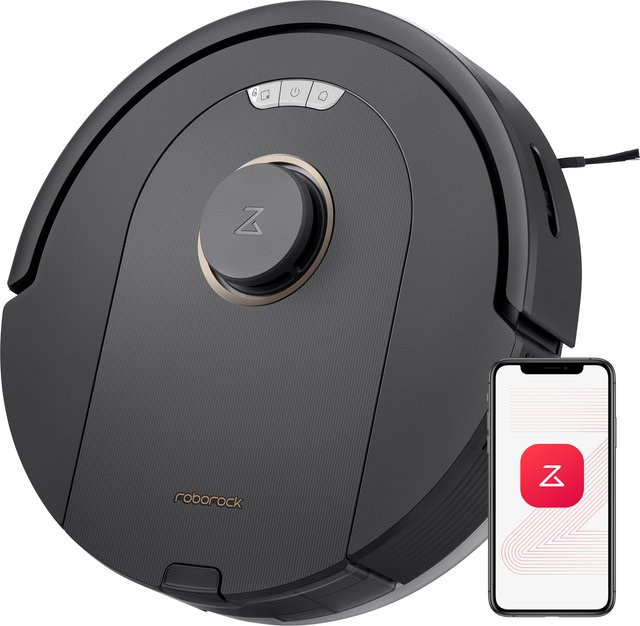 Roborock Q5 Pro Saugroboter mit Wischfunktion, Generalüberholt, Schwarz, 5500 Pa Saugkraft, DuoRoller-Bürste und Self-Cleaning-Dock mit Laser-Navigation - Bild 1
