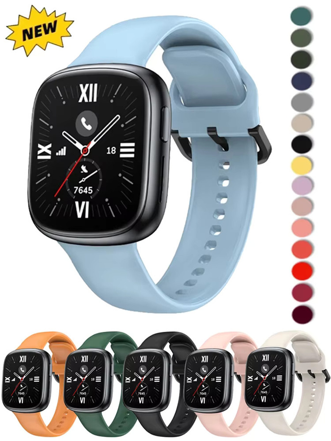 Huawei Honor Watch 4 Uhrenarmband, Silikon, Schwarz - Bild 5