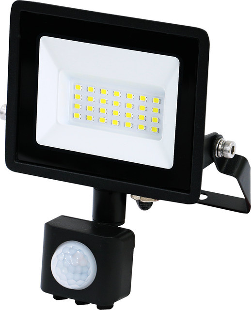 I-GLOW LED-Fluter mit Bewegungssensor und IP65 Schutzart in Schwarz - Bild 1
