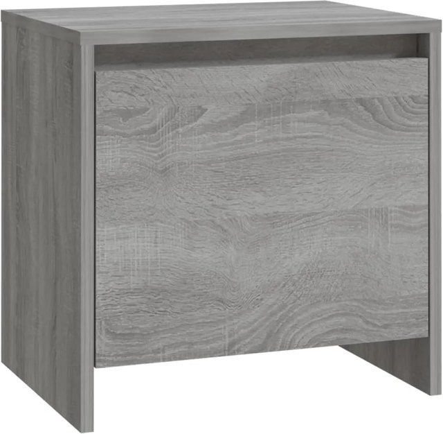 vidaXL Nachttisch in Grau Sonoma aus Holzwerkstoff, B/T/H: 45 x 34 x 44,5 cm - Bild 1