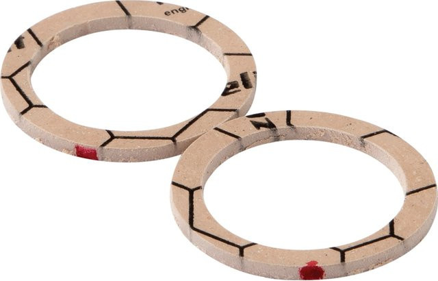 KÖRO Novapress 850-Ring für Gaszähler, 2 Stück, Farbe: beige, B/T/H: 23 x 30 x 2 mm - Bild 1