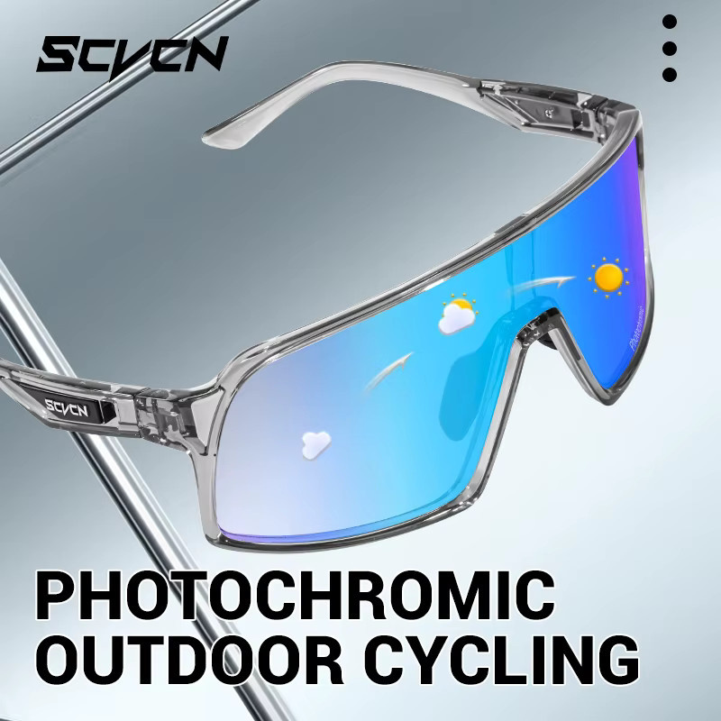 Scvcn Sportsonnenbrille, Vollrand, black, unisex, Kunststoff - Bild 4