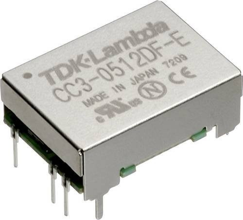 TDK-Lambda CC3-1203SF-E DC/DC-Wandler Print 12 V/DC auf 3.3 V/DC 0.8A 3W Silber - Bild 1