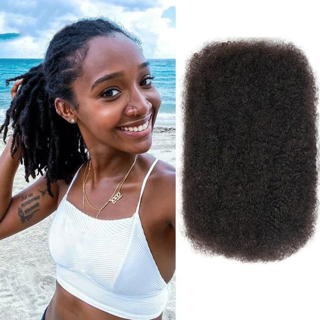 Lolely Dream Brazilian Remy Afro Kinky Bulk Hair, 50 g - Bild 1