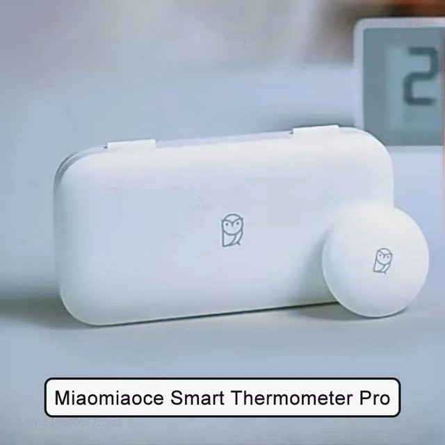Miaomiaoce Digitales Baby-Smart-Thermometer in Weiß mit hochpräziser Temperaturanzeige und Hochtemperatur-Alarm - Bild 1