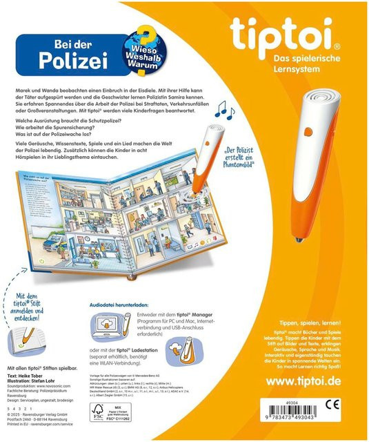 Wieso? Weshalb? Warum? Bei der Polizei, Wieso? Weshalb? Warum?, Sachbuch - Bild 1
