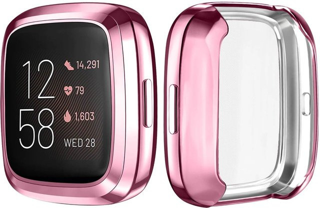 Displayschutzfolie für Fitbit Versa 2 Versa 3 Versa Lite, Rosa - Bild 1