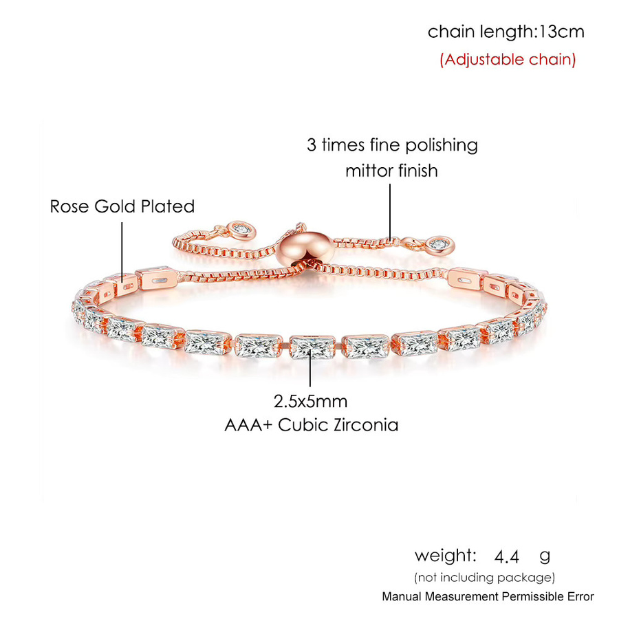 StoneAge Tennis-Armband, Bunt, Zirkonia, Roségold, Damen - Bild 2