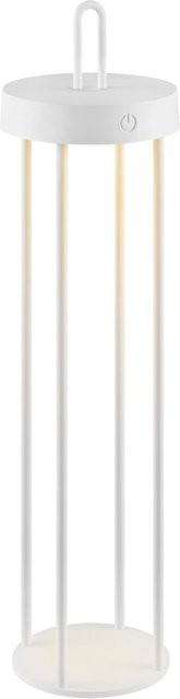 Just Light LED-Akku-Tischleuchte Anselm Weiß, dimmbar, Höhe: 50,4 cm, Durchmesser: 12,8 cm - Bild 1