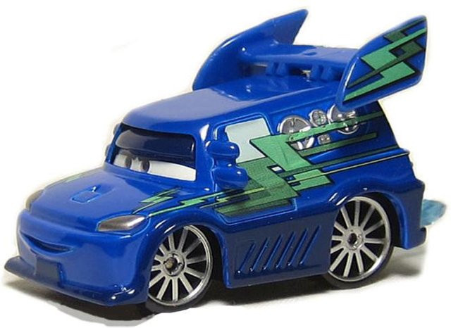 Disney Pixar Cars 2 DJ Slug Agent Boust, Diecast Modell, 1:55, ab 4 Jahren - Bild 1