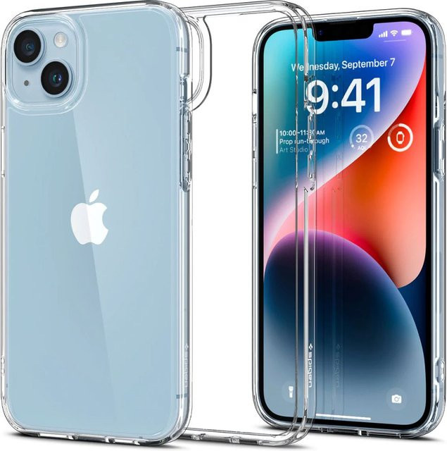 Spigen Ultra Hybrid Schutzhülle für Apple iPhone 14 in Transparent - Bild 1