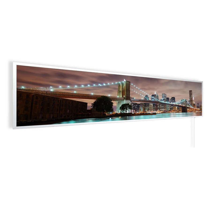 Könighaus Infrarotheizung Panorama Buena Vista New York in Weiß, B: 120 cm, T: 30 cm, H: 30 cm - Bild 2