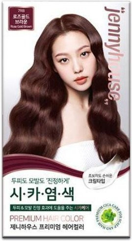 Jenny House Haarfarbe Creme, Roségoldbraun (7RB) - Bild 1
