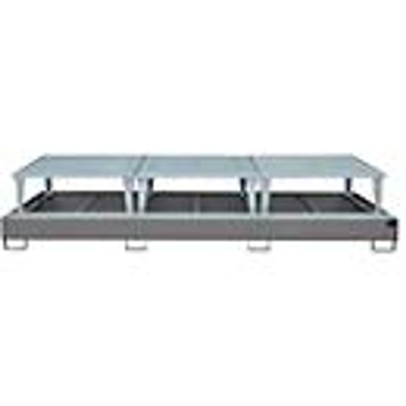 Bauer Südlohn Auffangwanne AWA 1000-3 aus Stahl, grau, B/T/H: 146,0 x 78,0 x 0 cm - Bild 2