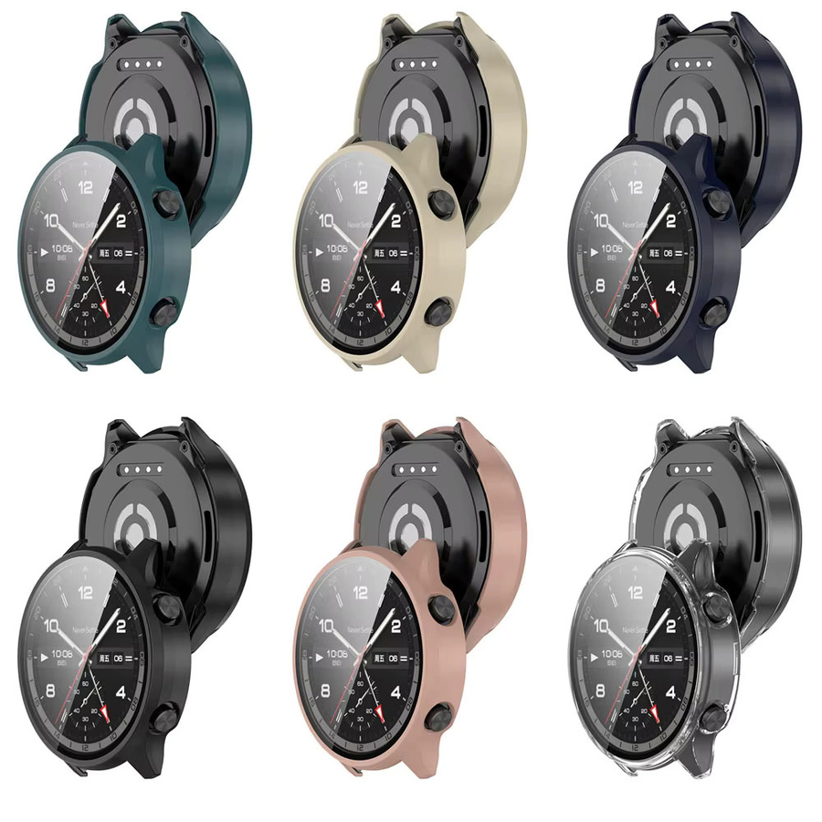 OnePlus Schutzhülle für OnePlus Watch 2R, harter Rahmen, Glas, blau, multicolour - Bild 6