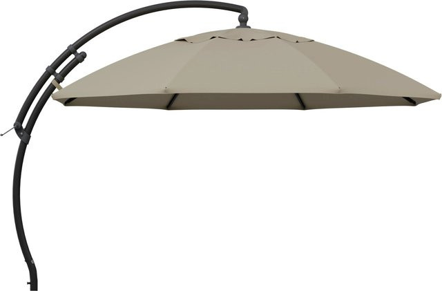 Sun Garden Ampelschirm Easy Sun aus Aluminium in Beige-Meliert mit Polypropylen-Gewebe, Durchmesser: 375 cm, Höhe: 305 cm - Bild 1