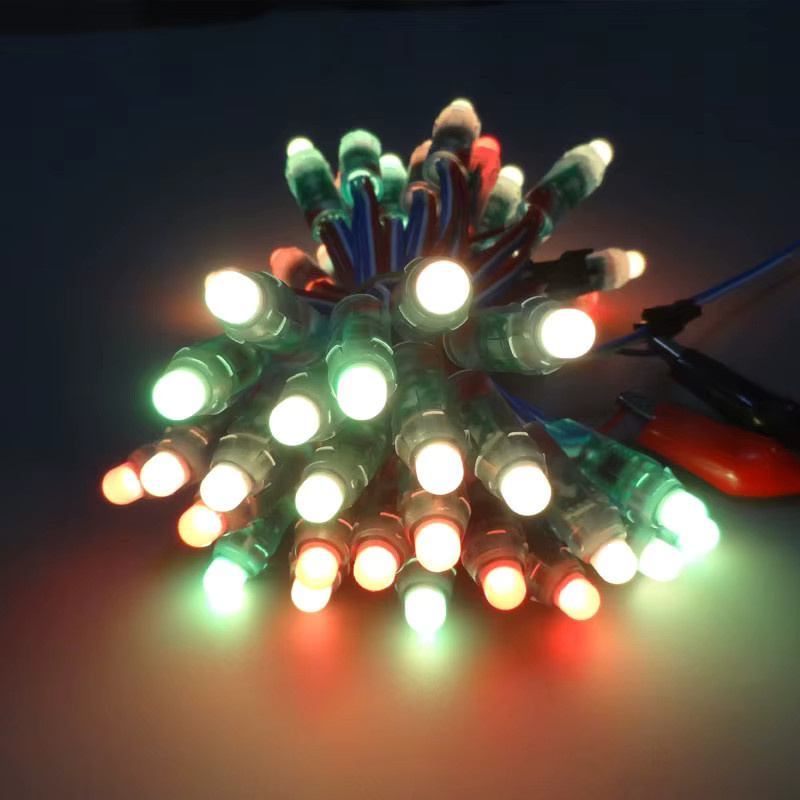 50 Stück WS2811 IC RGB Pixel LED-Module von WRMIHU, wasserdicht nach IP67, mehrfarbig, DC5V - Bild 3