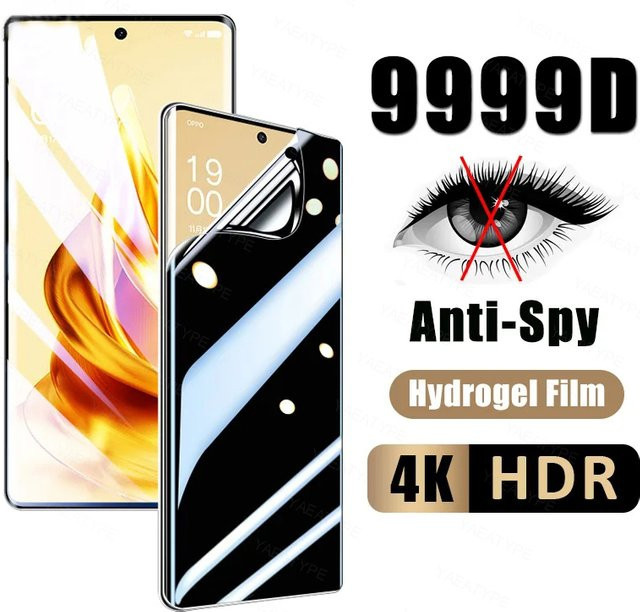 3 Stück Hydrogelfolie Displayschutz für Oppo Reno 10 5G, Reno10 Pro und Reno10 Pro Plus, transparent - Bild 1