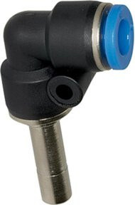Riegler L-Steckverbindung Stecknippel 3 mm Blaue Serie mini in Blau - Bild 1