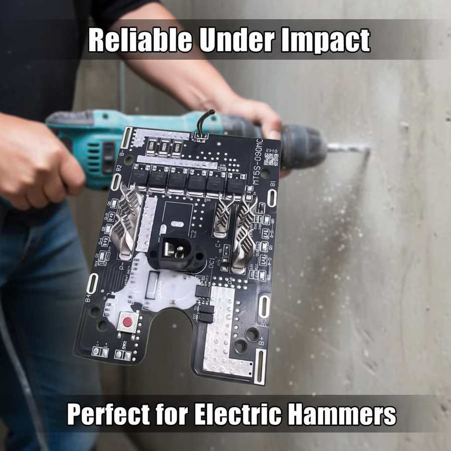 Makita 18650 elektrische Schutzplatine mit Temperaturregelung und 6 MOS in Schwarz - Bild 4