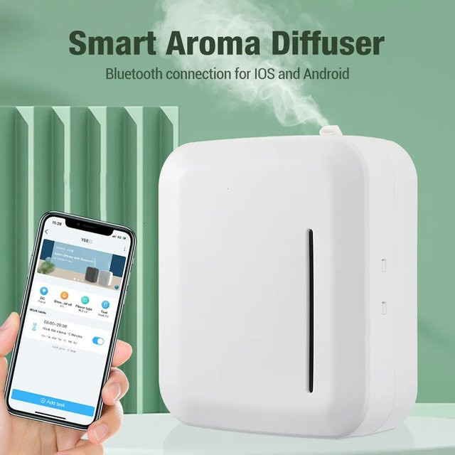 PDQ Aroma-Diffusor für 300 m3 zur Wandmontage als Duftmaschine und Lufterfrischer in Schwarz oder Weiß - Bild 1