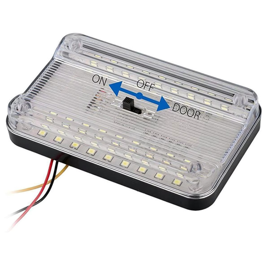LED Auto Innenraumbeleuchtung mit 36 LEDs für die Deckenmontage, 12V Weiß mit Schalter - Bild 4