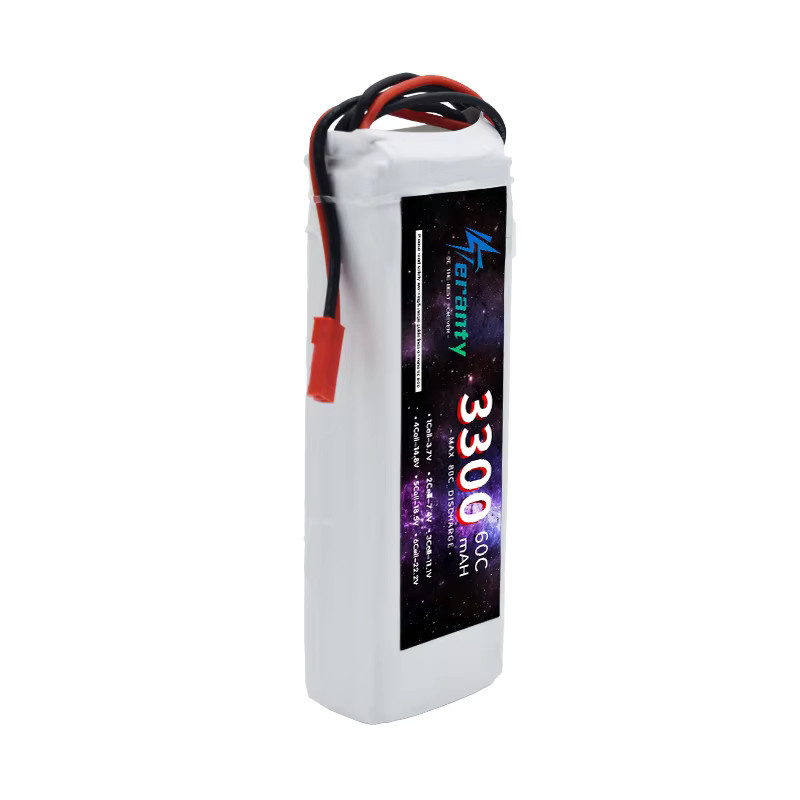 NDNNAS Li-Ion Pack Bestseller 3S 3300mAh 11,1V Lipo-Akku 60C in Weiß mit XT60, DEANS T-Stecker, XT30 und JST-Anschluss für Drohnen, RC FPV Flugzeuge, Boote und Hubschrauber - Bild 2