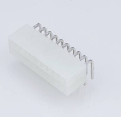 Molex Einbau-Buchsenleiste Standard in Weiß aus Kunststoff mit 20 Polen - Bild 1