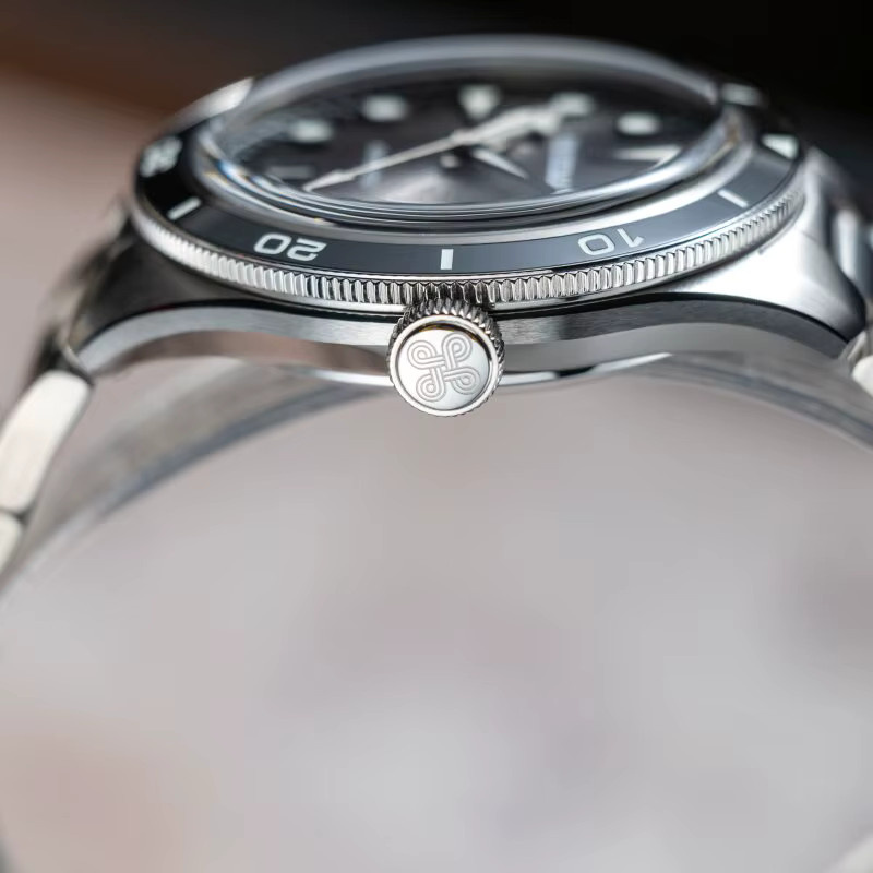 Proxima Armbanduhr Automatik, Edelstahl, 39 mm, Herren, Schwarz - Bild 3