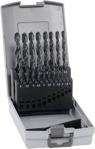Alpen Sprint HSS Metall-Spiralbohrer-Set 19-teilig DIN 338 Zylinderschaft in Silber - Bild 1