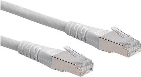 Roline RJ45 Patchkabel CAT 6 S/FTP Ethernet LAN Kabel Grau 1,50 m - Bild 1