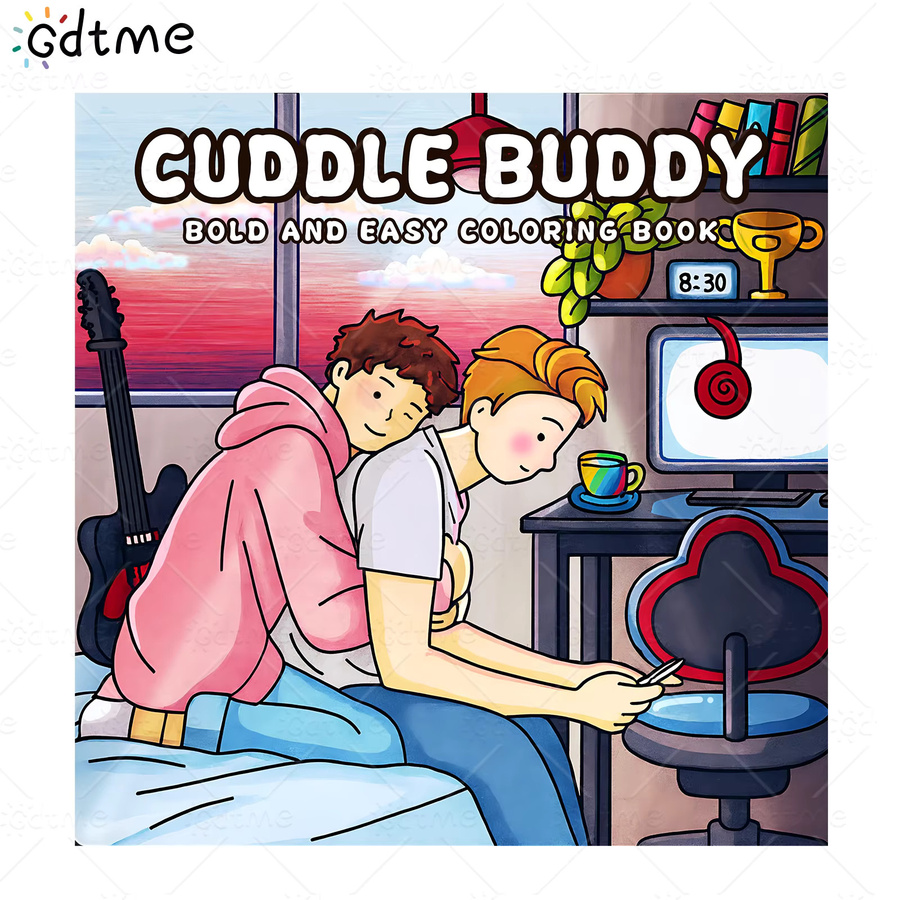 CUDDLE BUDDY Malbuch für Paare und Freunde, Bilderbuch, Bunt / Mehrfarbig - Bild 4