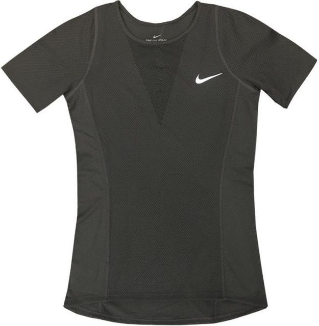 Nike T-Shirt Damen, Grau, Locker Rundhals Kurzarm - Bild 1
