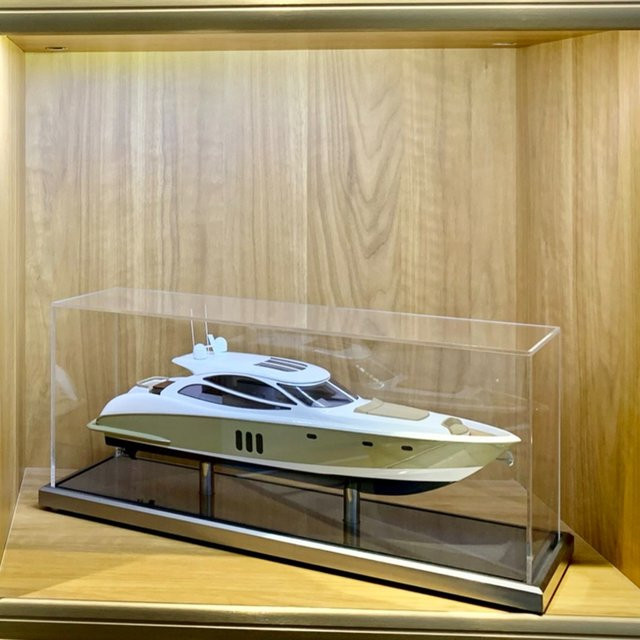 AT 99 MODEL STORM Luxus-Yacht-Modell 1/58, 3D-gedrucktes statisches Modell, Länge: 41 cm - Bild 1