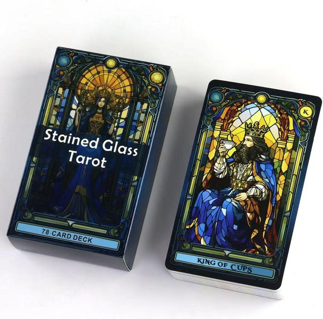 Buntglas Tarot, Karten Spiele, Englische Version, ab 14 Jahren - Bild 1