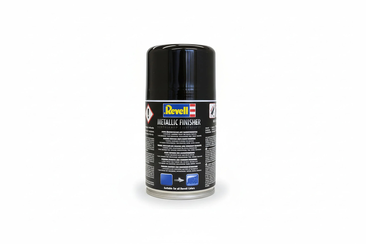 Revell Spray Color Metallic Finisher, Grau, Schwarz - Bild 2