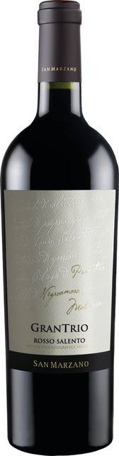 Cantine San Marzano Gran Trio Rosso Rotwein, Primitivo Negroamaro Malvasia Nera, Apulien, 2024, halbtrocken, 0,75 l - Bild 1
