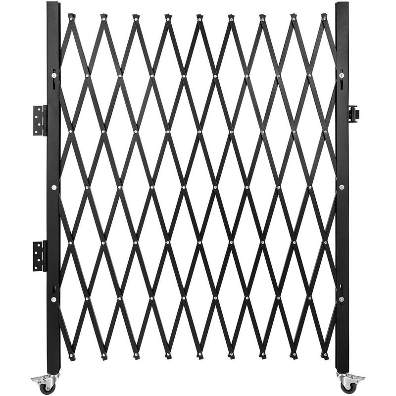 Buying Solutions MB Faltbares Sicherheitstor aus Stahl in Schwarz, B: 229 cm, H: 198 cm - Bild 2