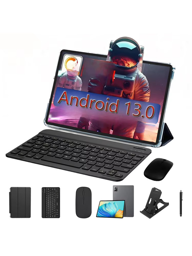 Google Pad 10,1 Zoll Android Tablet mit 8GB RAM und 256GB ROM, Blau, 5G LTE, inklusive Tastaturhülle - Bild 4