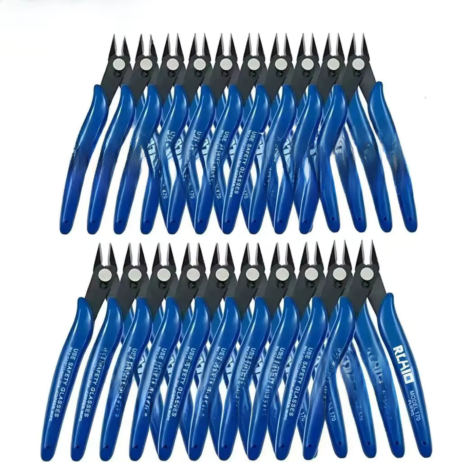 PLATO 170 Seitenschneider Diagonalzange für Elektronik und DIY in Blau - Bild 5