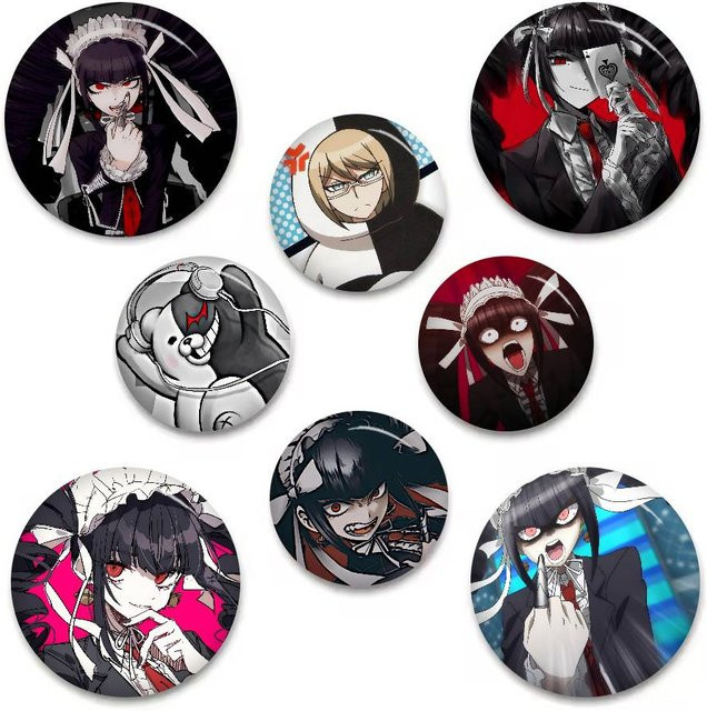 Mesuca Anstecknadeln, Danganronpa Anime, Cartoon - Bild 1