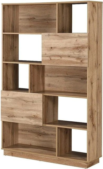 Cevania Bücherregal in Naturfarben Hell Braun, H x B x T: 173 x 110 x 32 cm - Bild 1