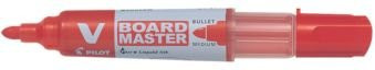 Pilot V-Board Master Whiteboardmarker mit Rundspitze und Tintenstandanzeige, rot, 1 Stück - Bild 1