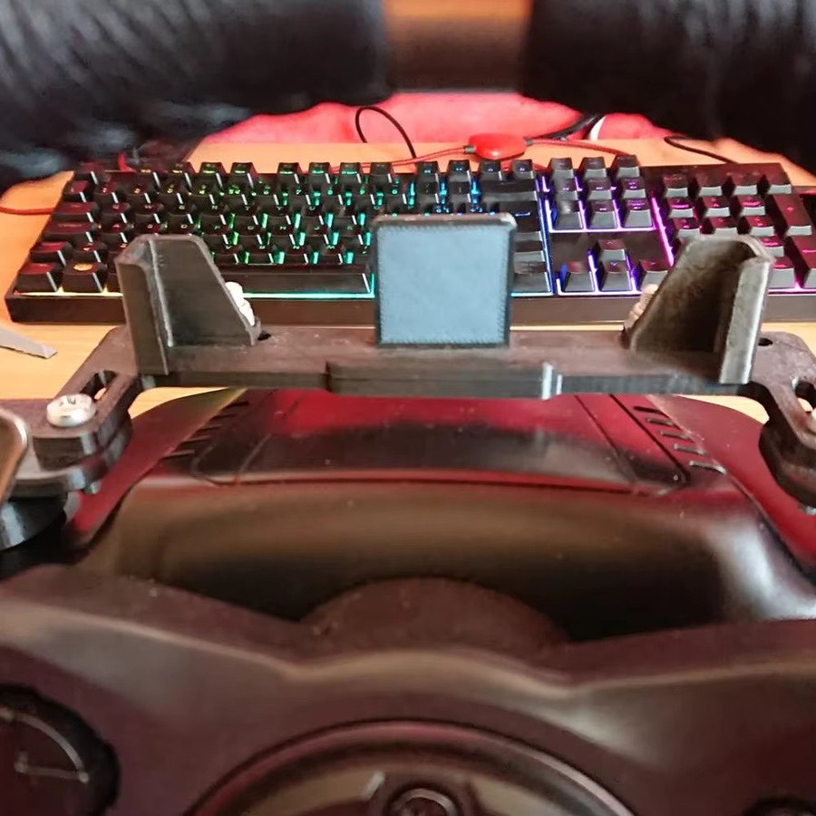 Logitech G29 und G920 Racing Simulator Handy Halterung in Schwarz - Bild 3