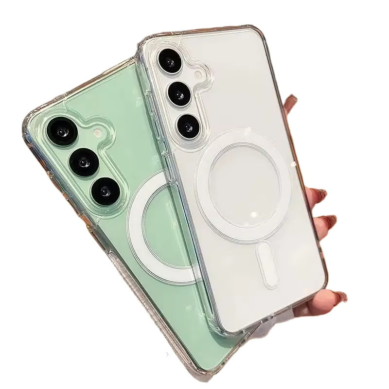 Luxuriöse transparente magnetische Handyhülle für Samsung Galaxy S26 Ultra, S25 Ultra und S24 Plus - Bild 3
