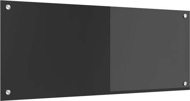 vidaXL Küchenrückwand aus gehärtetem Glas in Dunkelgrau, B: 100 cm, H: 40 cm, T: 0,6 cm - Bild 1