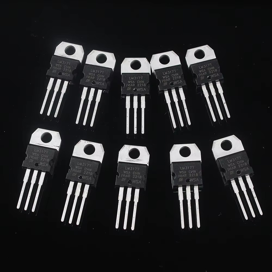 5er Set Spannungsregler LM317T L7805CV L7809CV L7812CV 1,5A TO220 Integrierte Schaltkreise - Bild 2